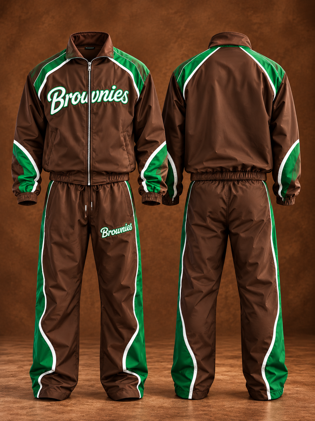 Brownies Tracksuit - Brown