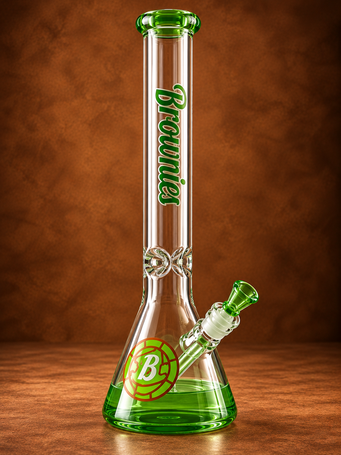 14" 9mm Brownies Beaker Bong
